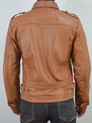 Billy Campbell Brown Leather Jacket
