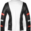 Bruce Lee Black and White Leather Jacket