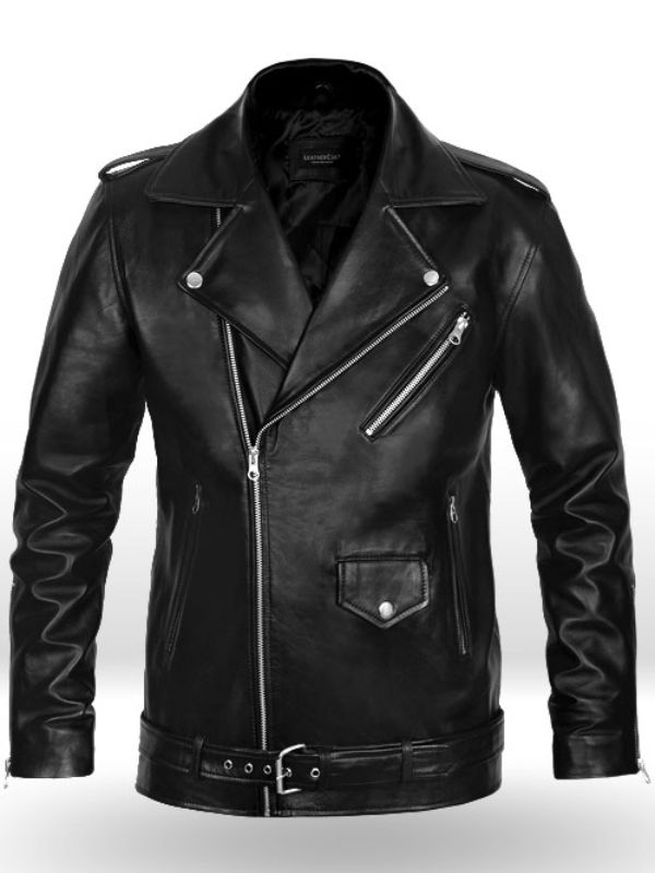 Charlie Rogers Black Leather Jacket