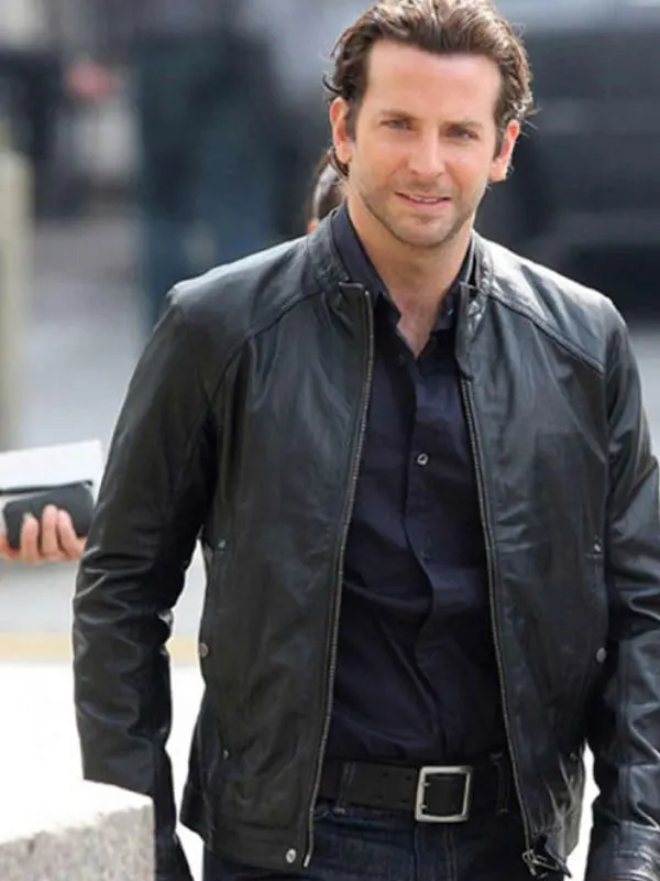 Eddie Morra Black Leather Jacket