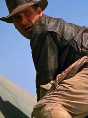 Harrison Ford Brown Leather Jacket