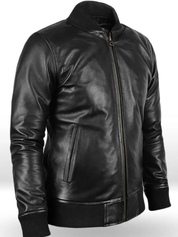 Jack Wilder Black Leather Jacket