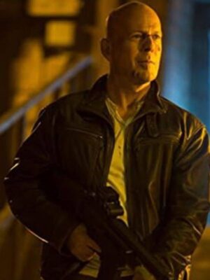 John Mcclane Black Leather Jacket