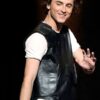 Paul Atreides Black Leather Vest