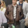 Steve Rogers Leather Brown Jacket