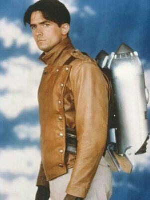 The Rocketeer Billy Campbell Brown Jacket