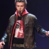 44th Annual Grammy Awards Justin Timberlake Brown Jacket
