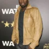 50 Cent Beige Leather Jacket