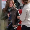 A Star Is Born Ally Campana Brown Leather Vest