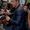 AOL Studios Ryan Reynolds Black Jacket