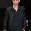 AOL Studios Ryan Reynolds Black Leather Jacket