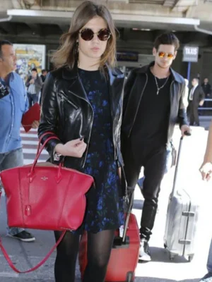 Adele Exarchopoulos Black Jacket