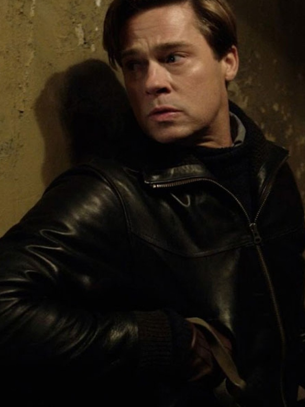 Allied Max Vatan Black Leather Jacket