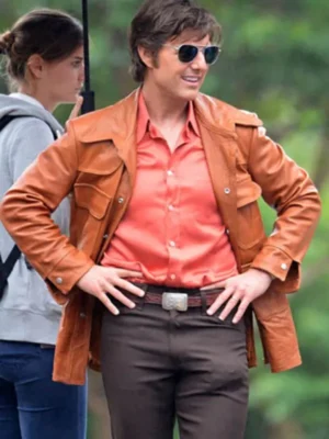 American Made Barry Seal Brown Jacket