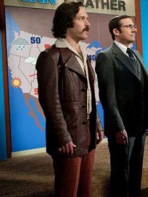 Anchorman 2 The Legend Continues Brian Fantana Brown Jacket