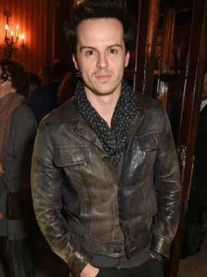 Andrew Scott Irish Actor Brown Jacket