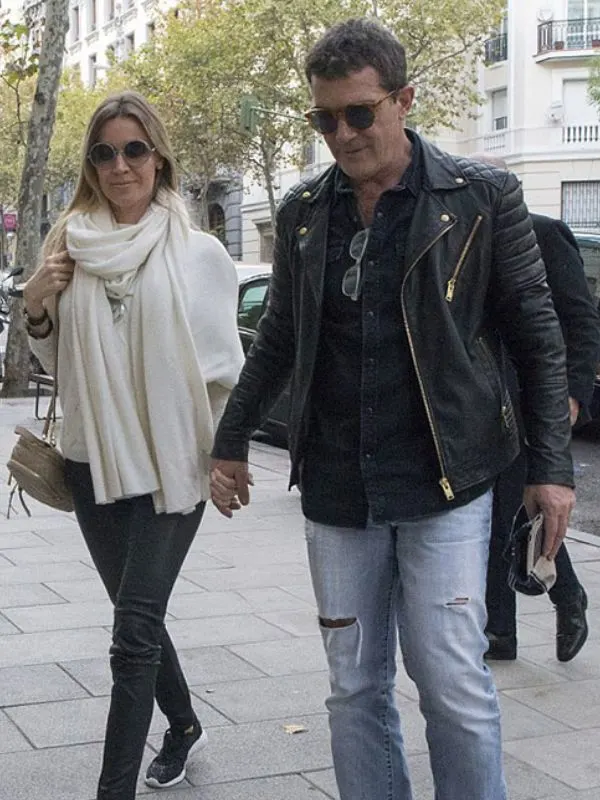 Antonio Banderas Black Leather Jacket