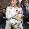 Ariana Grande White Long Coat