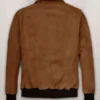 Armie Hammer Brown Suede Leather Jacket