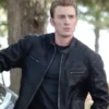 Avengers Endgame Steve Rogers Black Jacket