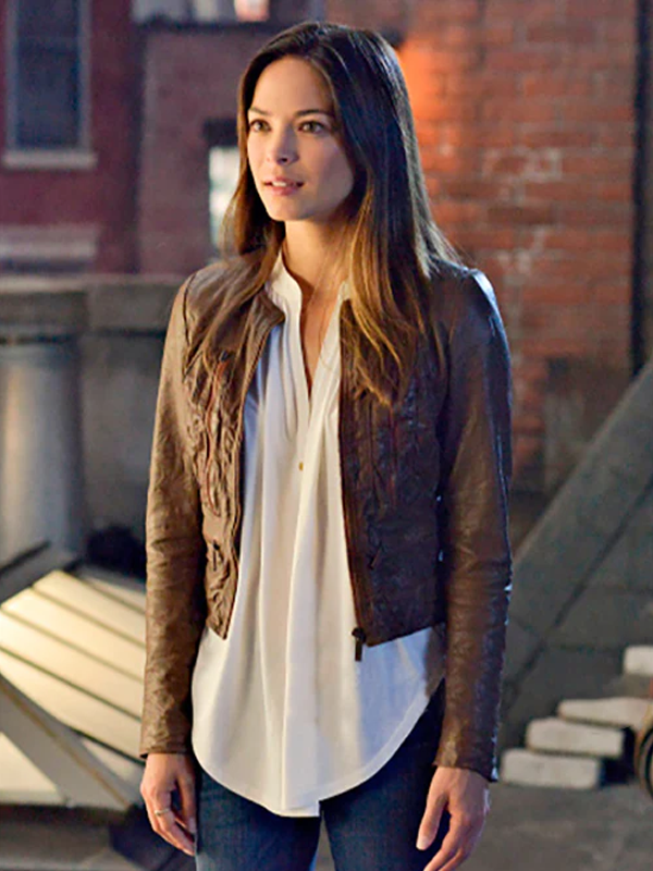 Beauty and the Beast Catherine Chandler Brown Leather Jacket