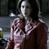 Ben 10 Alien Swarm Elena Validus Red Leather Jacket