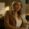 Big Sky Katheryn Winnick Brown Biker Jacket