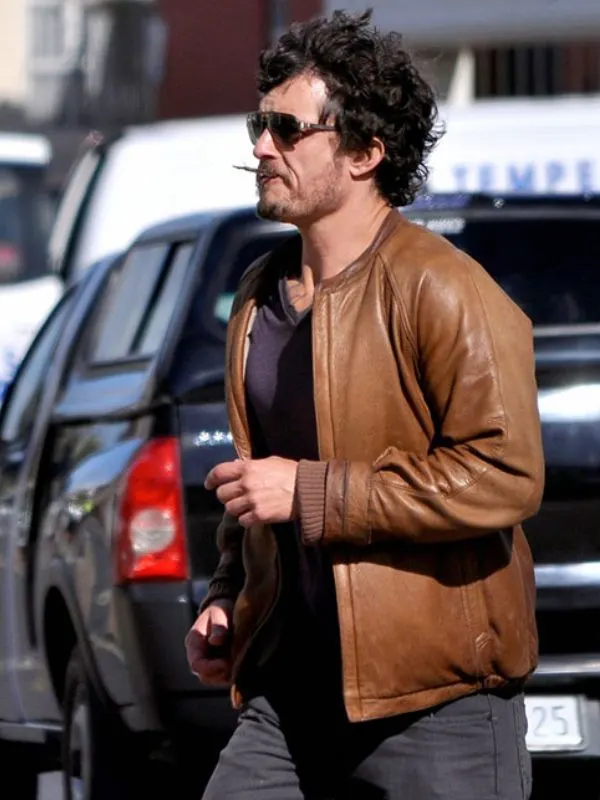 Brian Epkeen Brown Leather Jacket