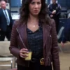 Brooklyn Nine-Nine Detective Rosa Diaz Maroon Jacket