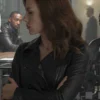 Captain America Civil War Scarlett Johansson Black Jacket