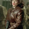 Captain America The First Avenger Peggy Carter Brown Jacket