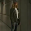 Captain Marvel Brie Larson Green Biker Jacket