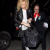 Charlize Theron Black Leather Biker Jacket