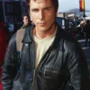 Christian Bale Black Leather Jacket