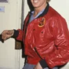 Cobra Kai Johnny Lawrence Red Leather Jacket