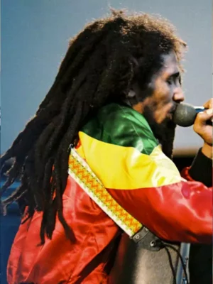 Crystal Palace Bowl Bob Marley Leather Jacket