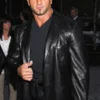 Dave Bautista Black Leather Blazer Jacket