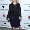 Dianna Agron Leather Black Biker Jacket