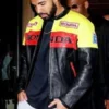 Drake Black Leather Honda Jacket