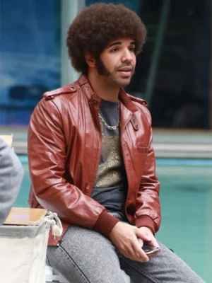 Drake Graham Brown Leather Jacket
