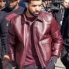 Drake Graham Toronto Film Festival Maroon Jacket