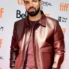 Drake Maroon Bomber Jacket
