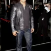 Dwayne Johnson Black Bomber Leather Bomber Jacket