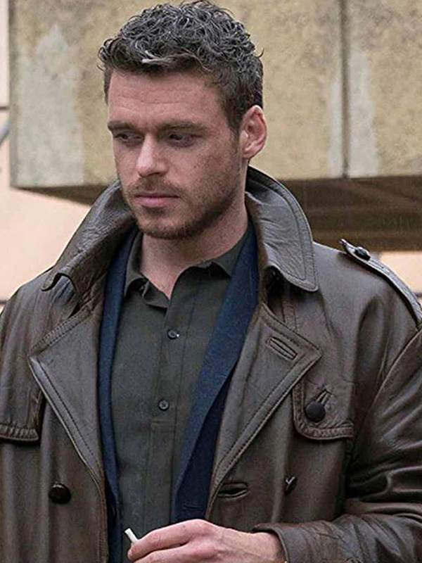 Electric Dreams Richard Madden brown Trench Coat