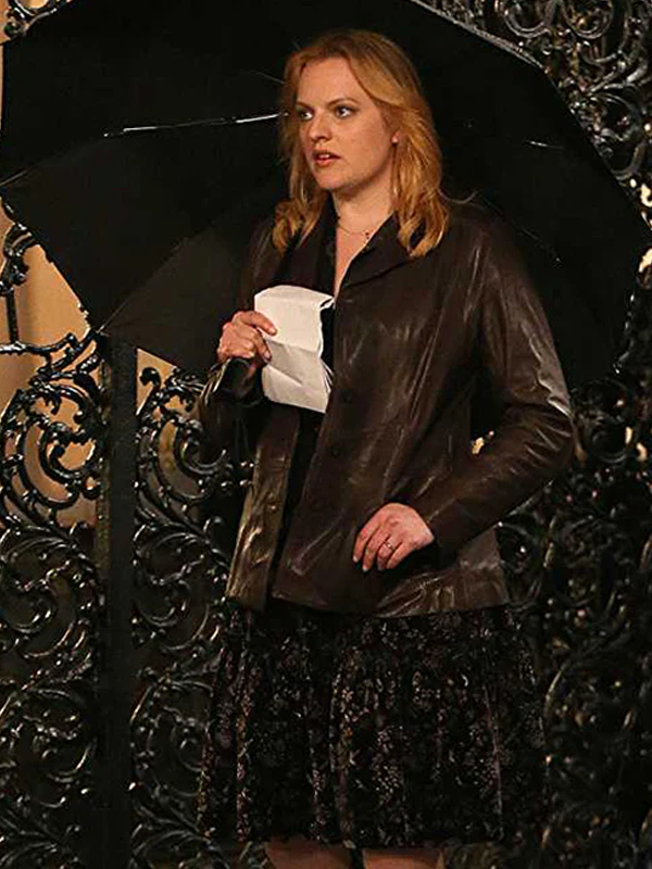 Elisabeth Moss Black Jacket