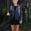 Elsa Pataky Black Biker Leather Jacket