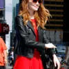 Emma Stone Black Biker Jacket