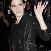 Emma Watson Leather Black Biker Jacket