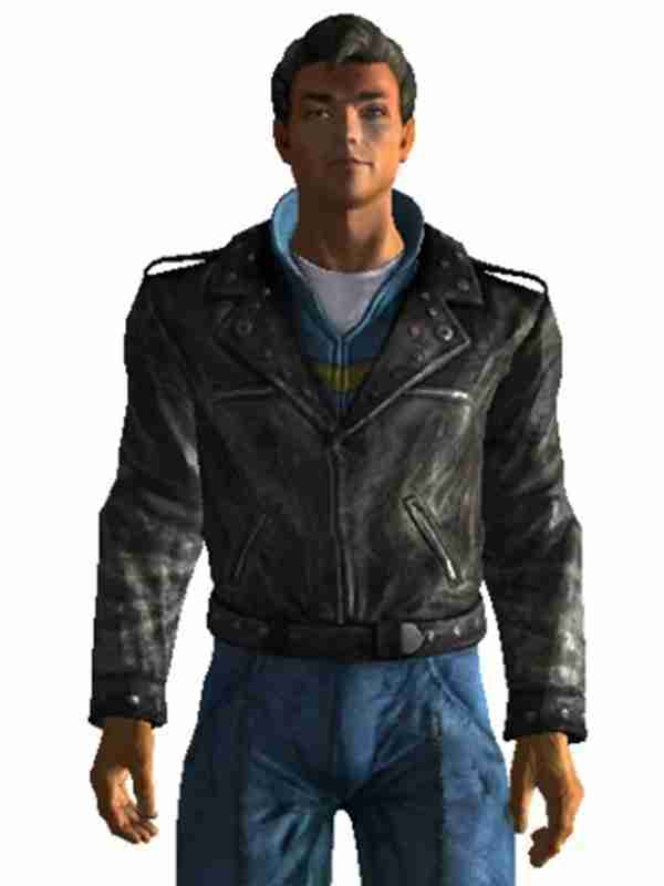 Fallout 3 Unnel Snakes Rule Black Biker Jacket