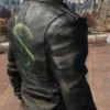 Fallout 3 Unnel Snakes Rule Black Leather Biker Jacket